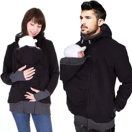 Winter Maternity Clothes Fashion Daddy Baby Carrier Jacket