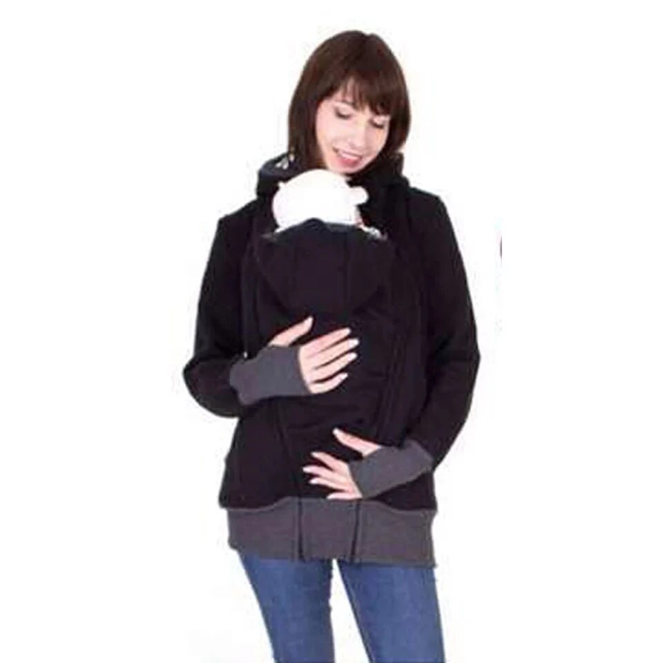 Winter Maternity Clothes Fashion Daddy Baby Carrier Jacket