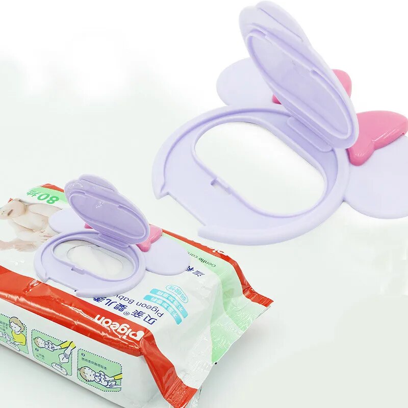 Baby Wet Wipes Lids Reusable Wet Wipes Cover For Wet Wipes