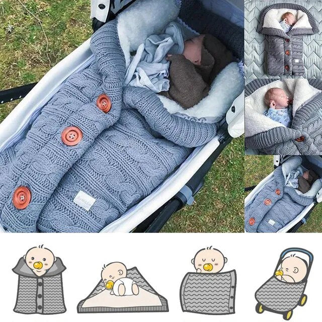 Newborn Baby Winter Warm Sleeping Infant  Wrap Toddler Blanket baby Sleeping Bag