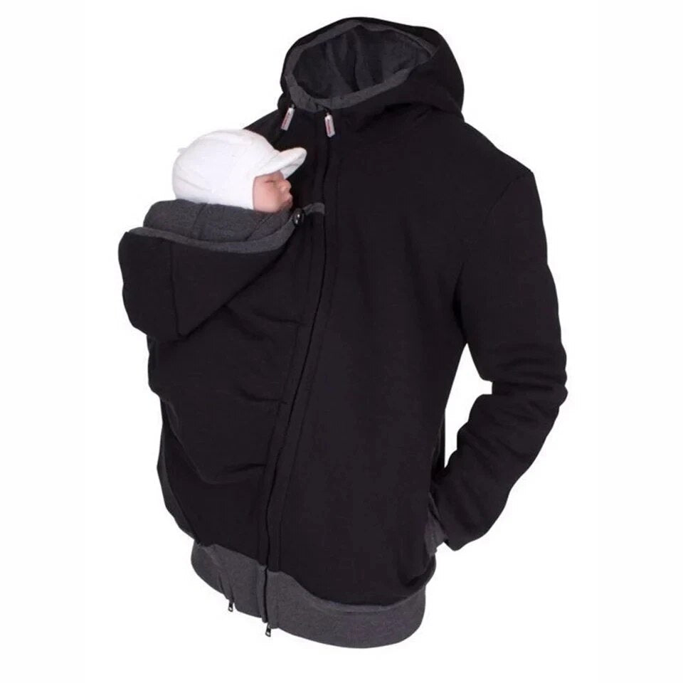 Winter Maternity Clothes Fashion Daddy Baby Carrier Jacket