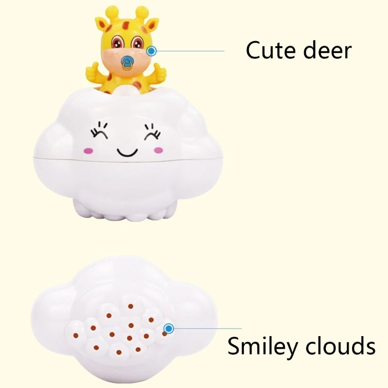 Baby Bathing Accessories Floating Toy Clouds Interactive Shower Toy Funny Gift hot