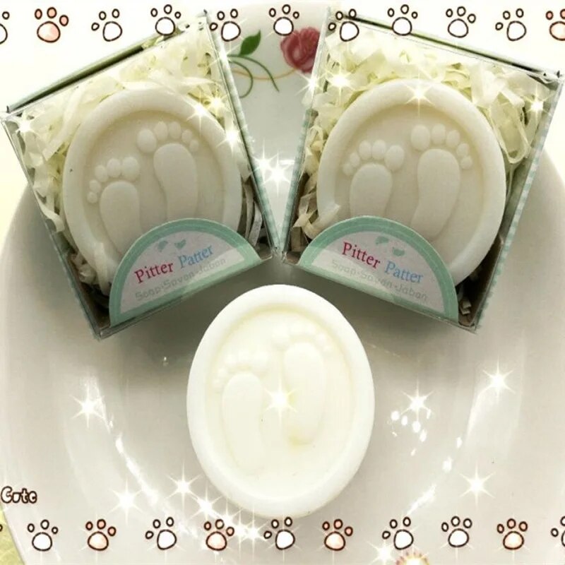 10 pcs Handmade Foot Soap For Wedding Party Birthday Baby Shower Souvenirs Gift Favor New