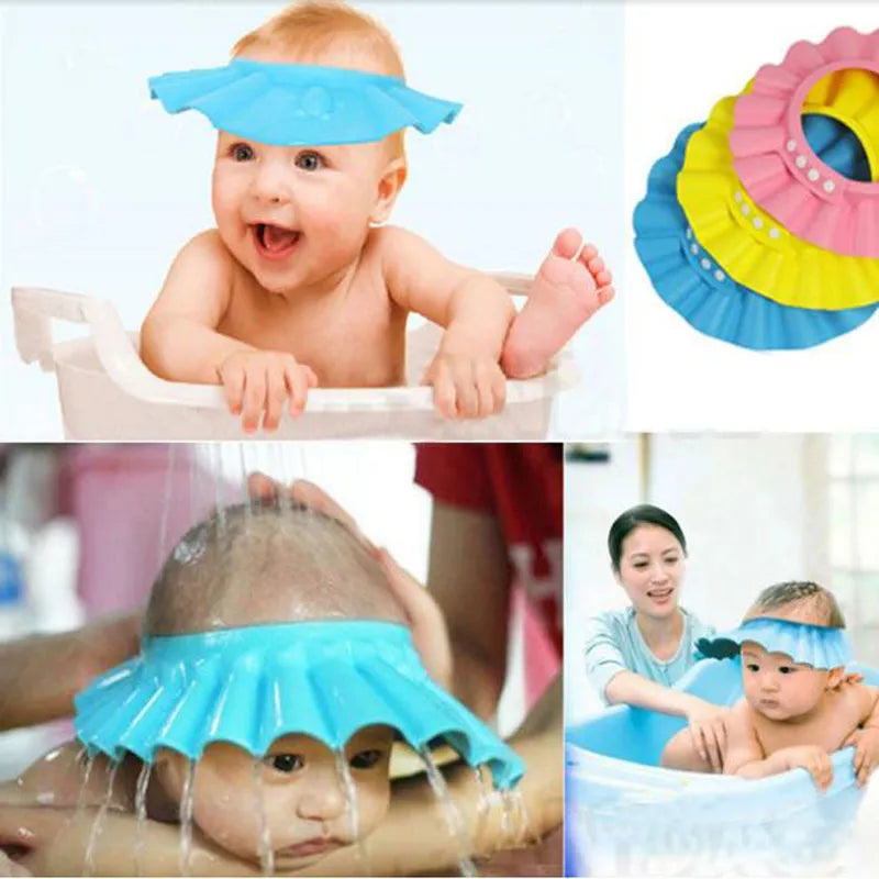 Baby Shampoo Cap Kids Wash Hair Health Care Soft EVA Baby Bath