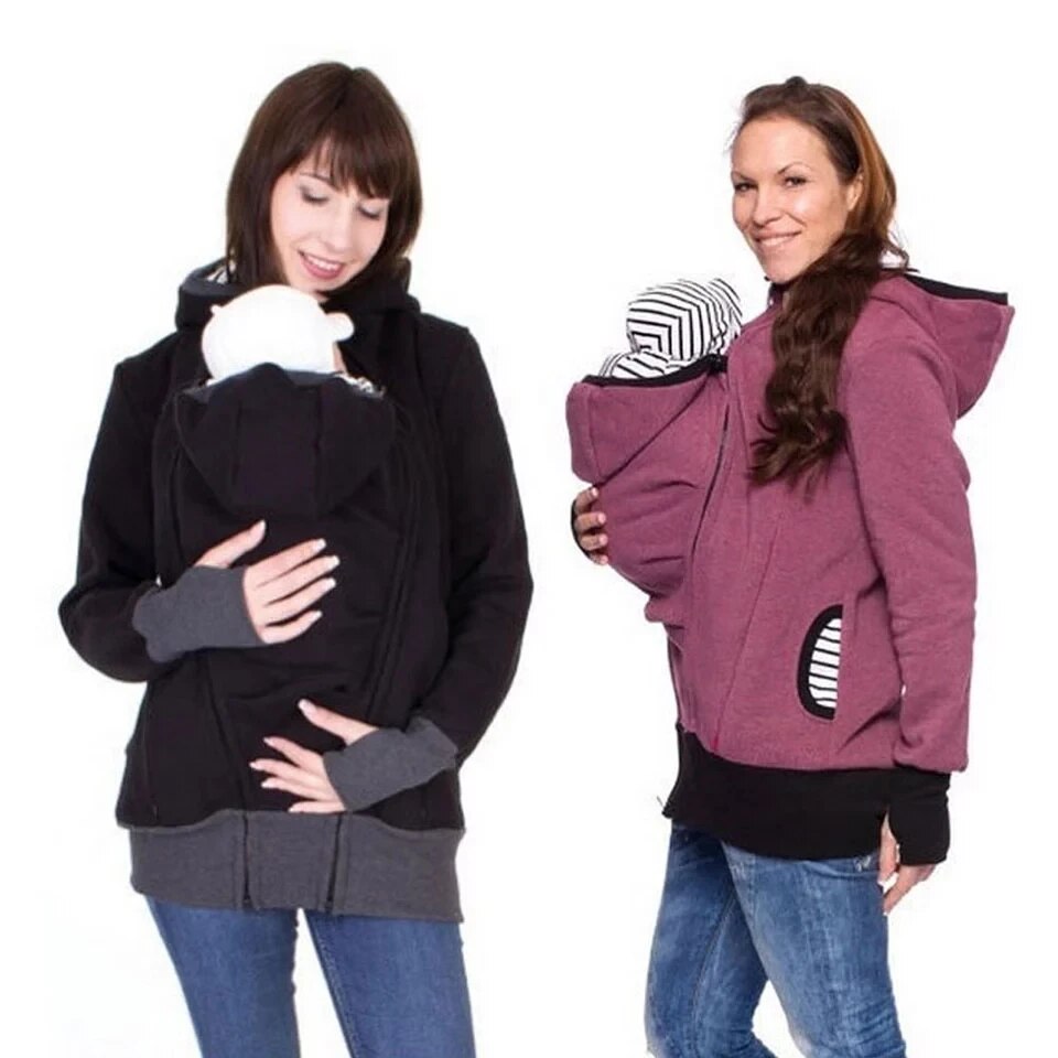 Winter Maternity Clothes Fashion Daddy Baby Carrier Jacket