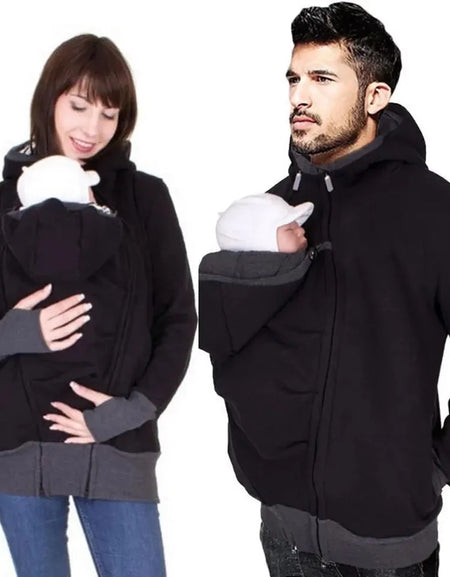 Winter Maternity Clothes Fashion Daddy Baby Carrier Jacket