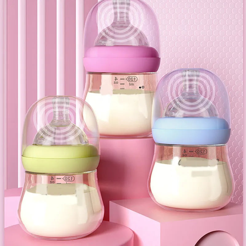 Baby Newborn Nursing Nipple Bottle Pacifier Milk Water Feeding Bottles