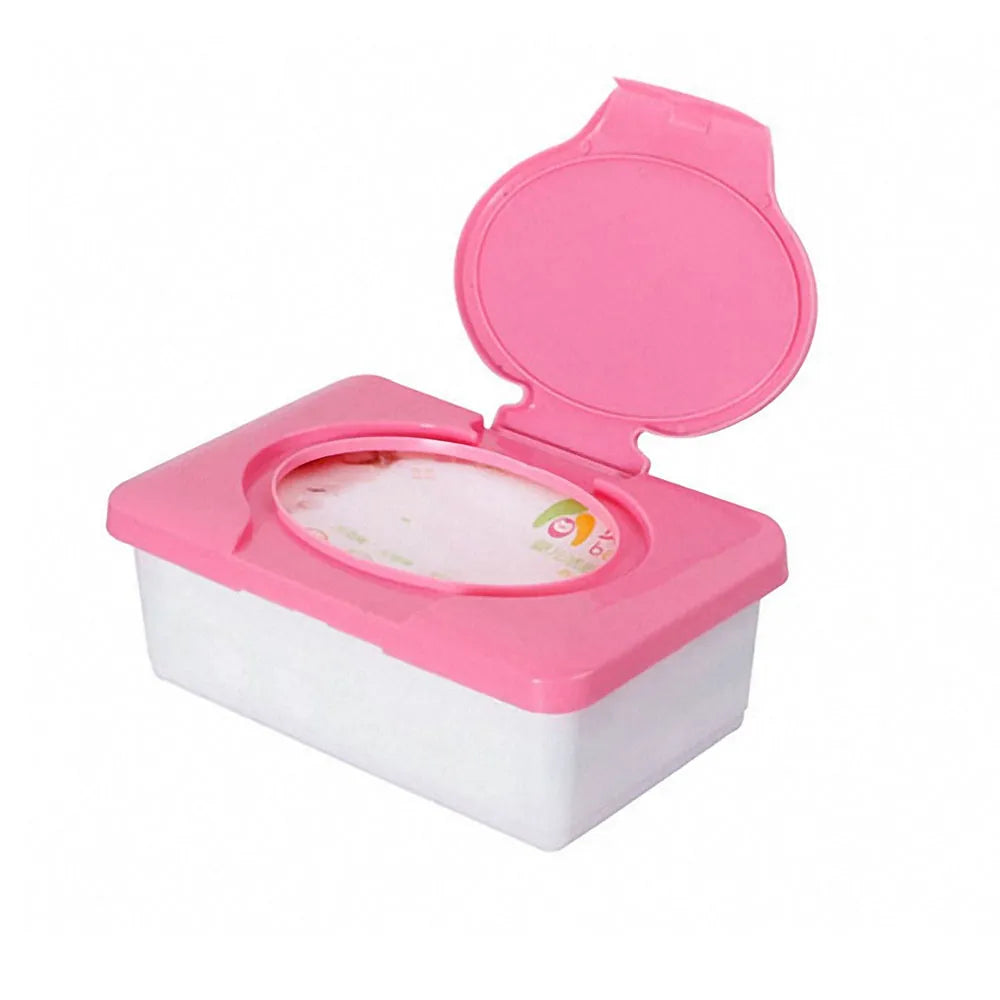 Dry Wet Tissue Box Baby Wipes Storage Case Napkin Dispenser