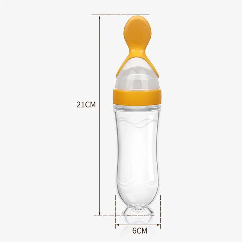 Feeding Bottle Silicone Newborn Baby Training Rice Cereal Kids