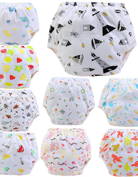 Baby Reusable Diapers Layer Waterproof Reusable Cotton Diapers