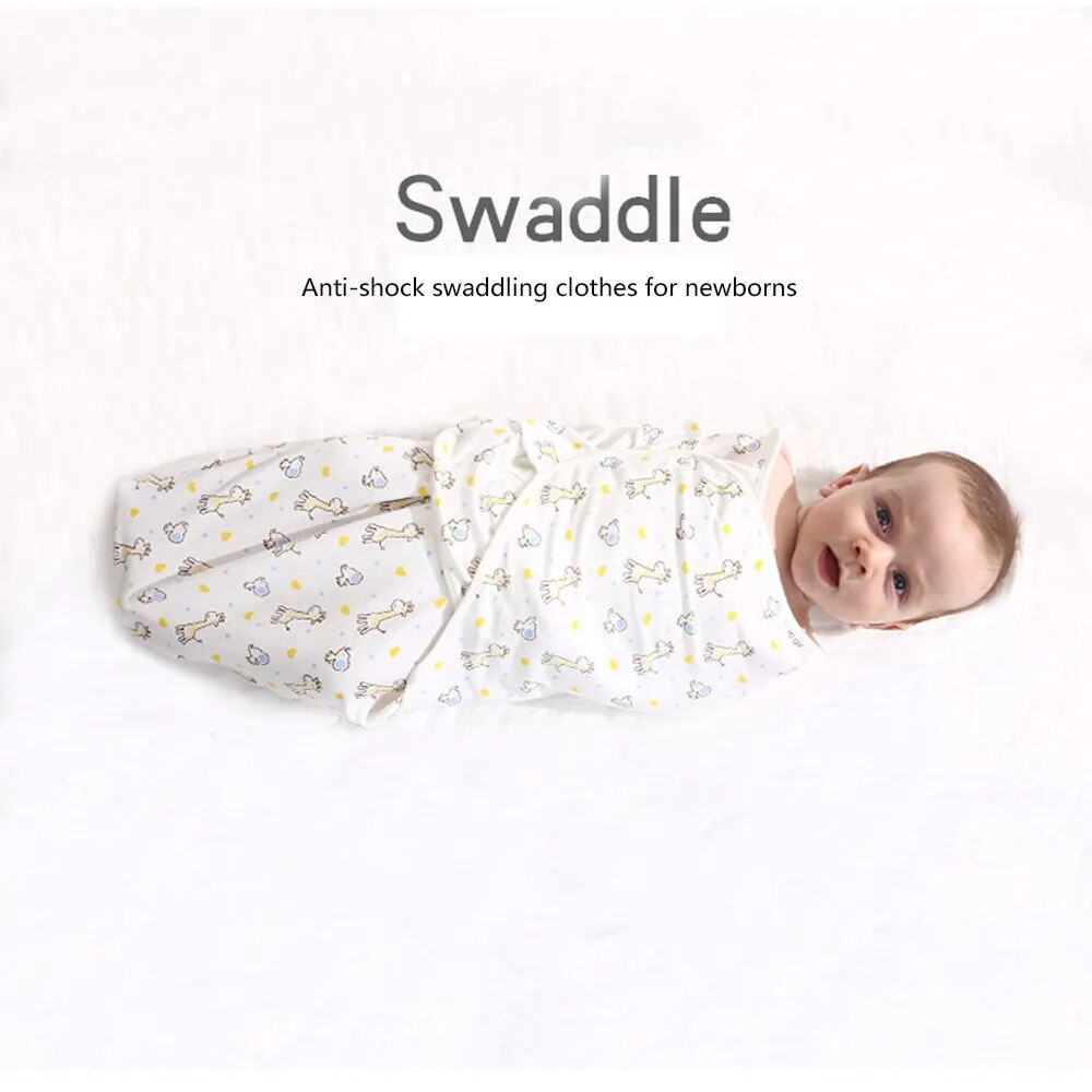 Cotton Baby Swaddle Blanket Swaddle Wrap Newborn Baby S