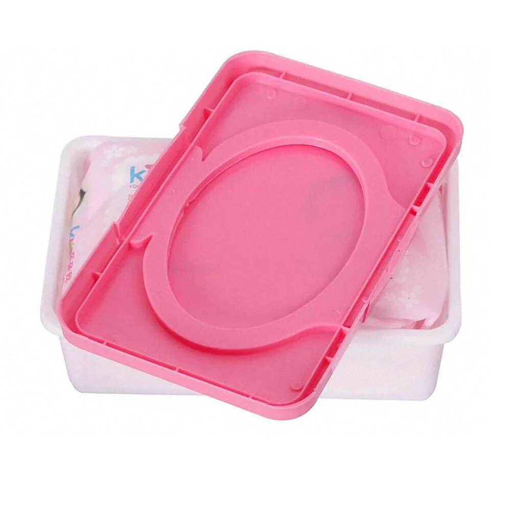 Dry Wet Tissue Box Baby Wipes Storage Case Napkin Dispenser