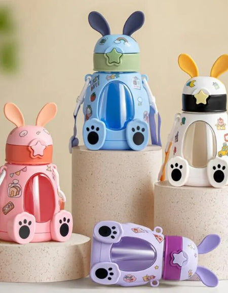 Kids Water Bottle Creative Cartoon Baby Feeding Cups Bottles