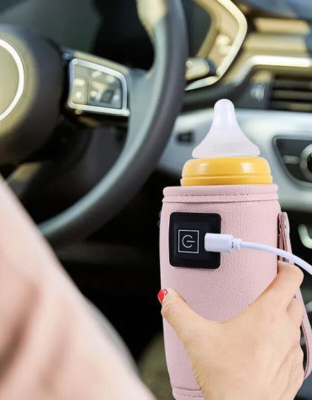 Portable Baby Bottle Warmer USB Travel Milk Warmer Baby Bottle