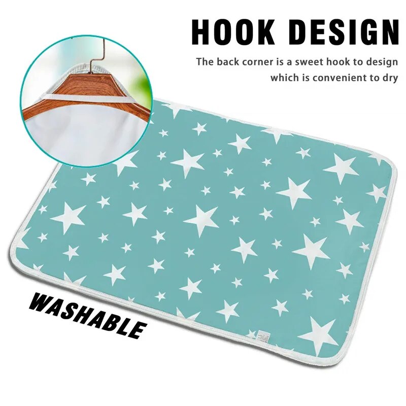 Baby Changing Mat Reusable Newborn Baby Diaper Changing Pad