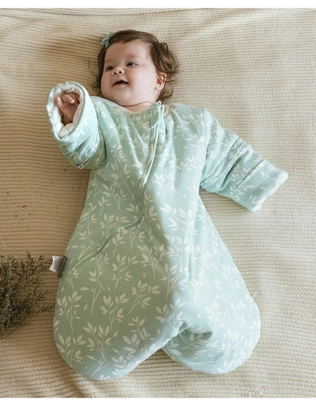 Baby Sleeping Bag Kids Sleepwear Sleeves Removable 0-2 Years Baby  Blanket Quilt 100% Cotton