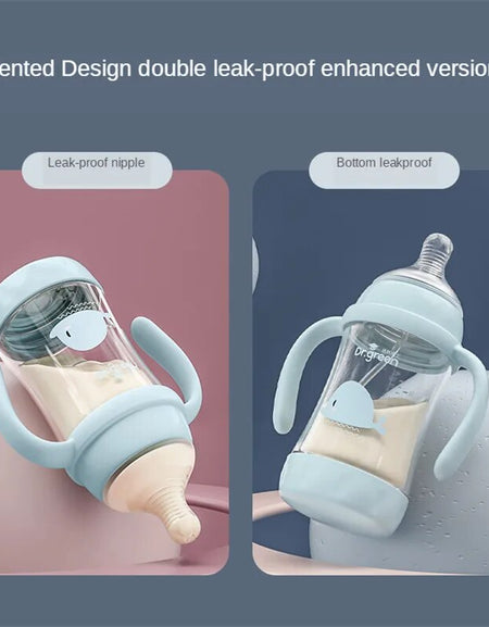 Newborn Infant Baby Feeding Bottle Wide Cute Accessories Milk Water