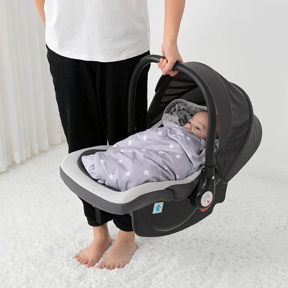 Newborn Baby Blanket Sleepsack On Basket Car Seats Portable Windproof Warm Baby