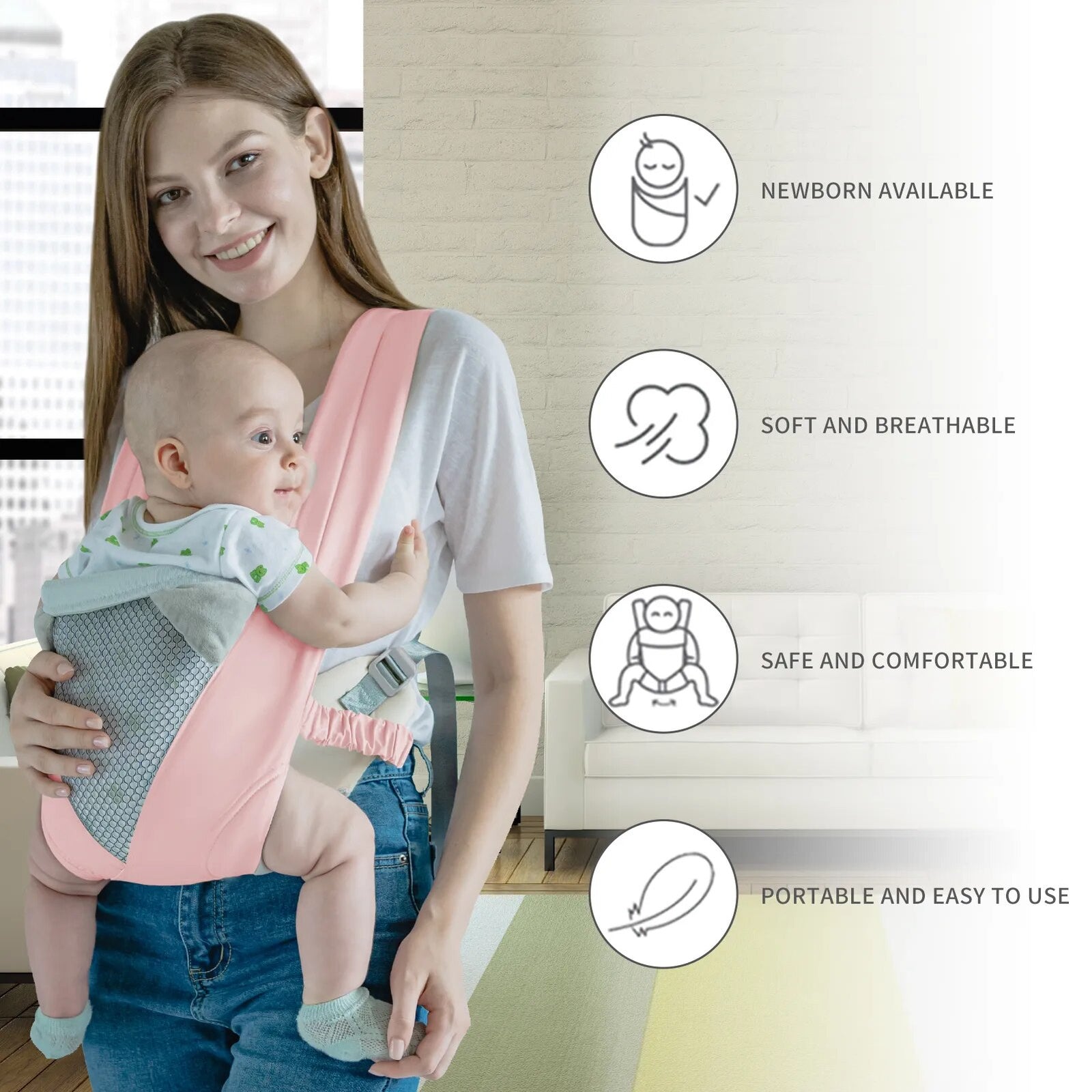 Newborn Baby Carrier Sling Backpacks Baby Outdoor Accessories