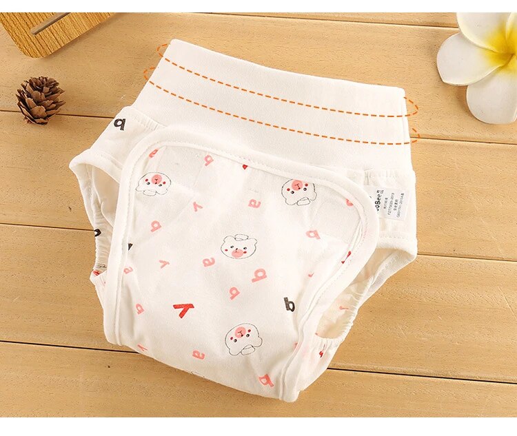 High Wait Baby Cloth Diaper Breathable Air Mesh Newborn Diaper