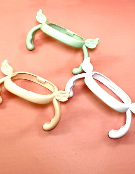 Newborn Bottle Grip Handle Infants Milk Bottle Hand Baby Feeding Bottle