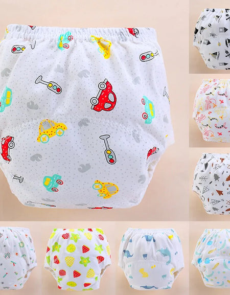 Baby Reusable Diapers Layer Waterproof Reusable Cotton Diapers