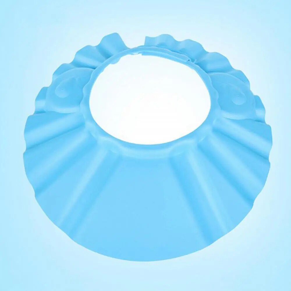 1pc Kids Bath Visor Hat Adjustable Baby Shower Cap Protect Shampoo Hair