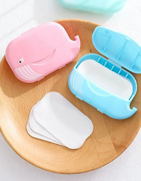 Disposable Soap Paper Travel Soap Mini Paper Soap Washing Hands Bath Clean Sheets Baby Soap