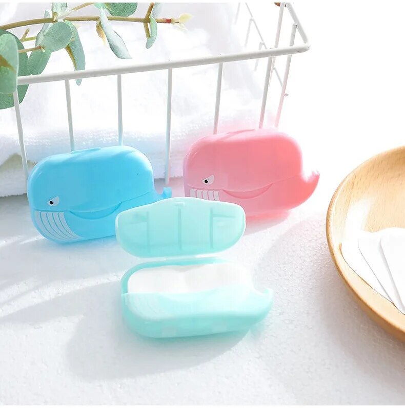 Disposable Soap Paper Travel Soap Mini Paper Soap Washing Hands Bath Clean Sheets Baby Soap