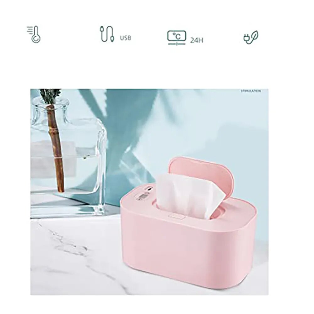 New Baby Wipe Warmer Napkin Heating  Use Mini Wipe Disinfecting Wipes