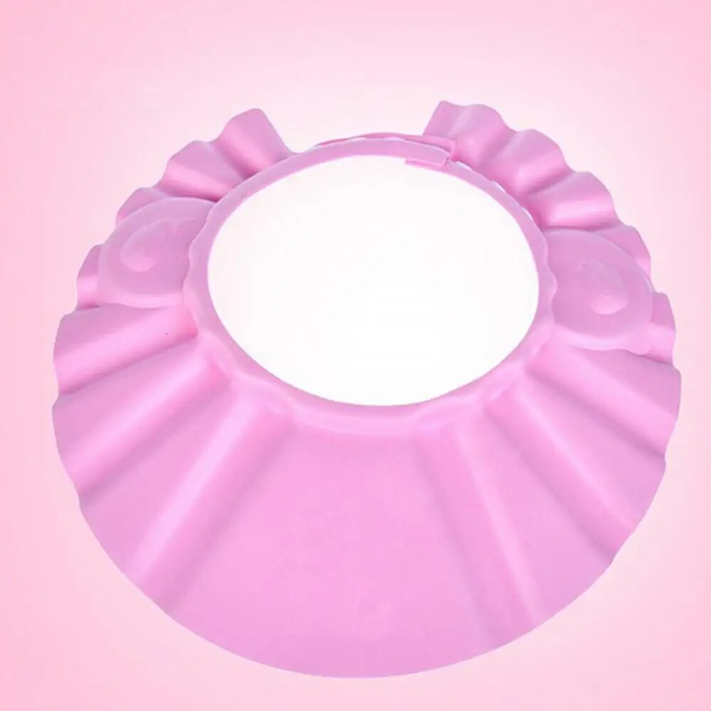 1pc Kids Bath Visor Hat Adjustable Baby Shower Cap Protect Shampoo Hair