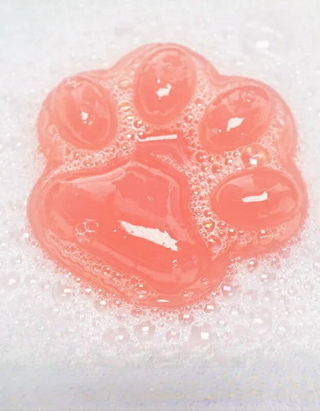 Cute Cat Paw Konjac Jelly Gel Soap Face Body Hand Cleaning Washing Handmade Soap Baby Bath