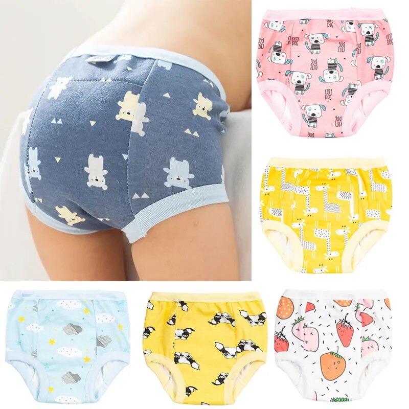 6 Layers Baby Elinfant 2 Size Diapers Swimming Absorbent Diapers