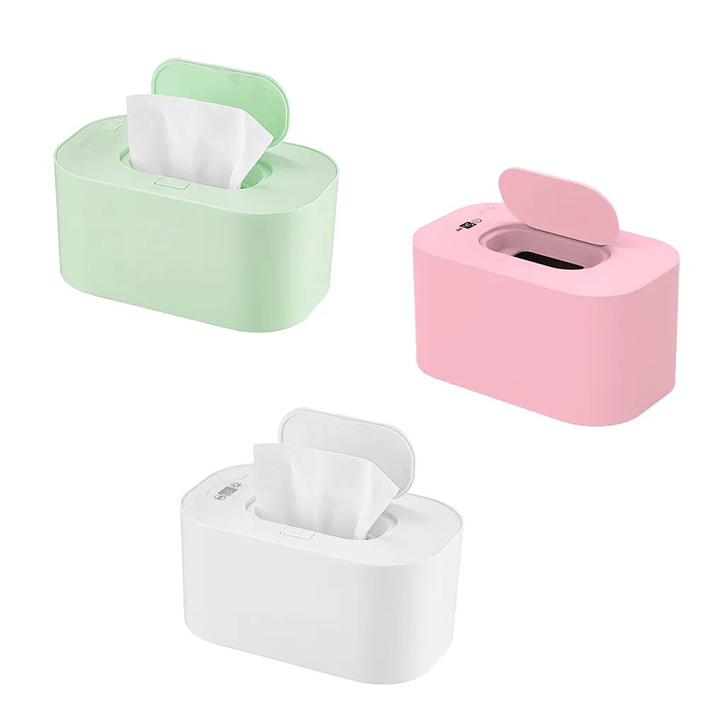 Baby Wipes Heater Thermal Warm Wet Towel Dispenser Napkin Heating Box