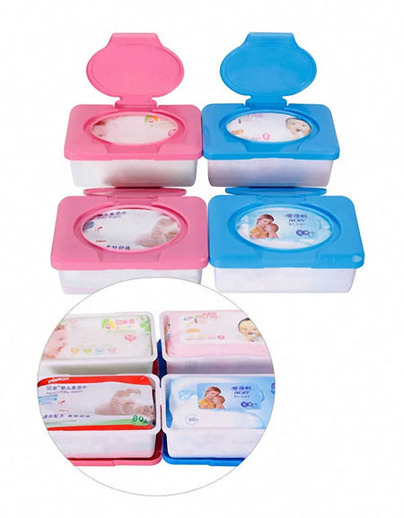 Dry Wet Tissue Box Baby Wipes Storage Case Napkin Dispenser
