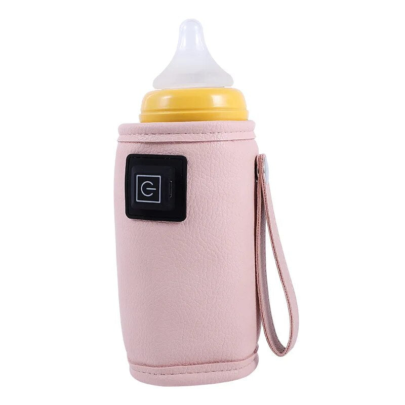 Portable Baby Bottle Warmer USB Travel Milk Warmer Baby Bottle